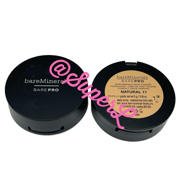 2/$20 NEW BareMinerals BAREPRO 16HR SKIN PERFECTING POWDER FOUNDATION 11 Natural - Picture 6 of 9